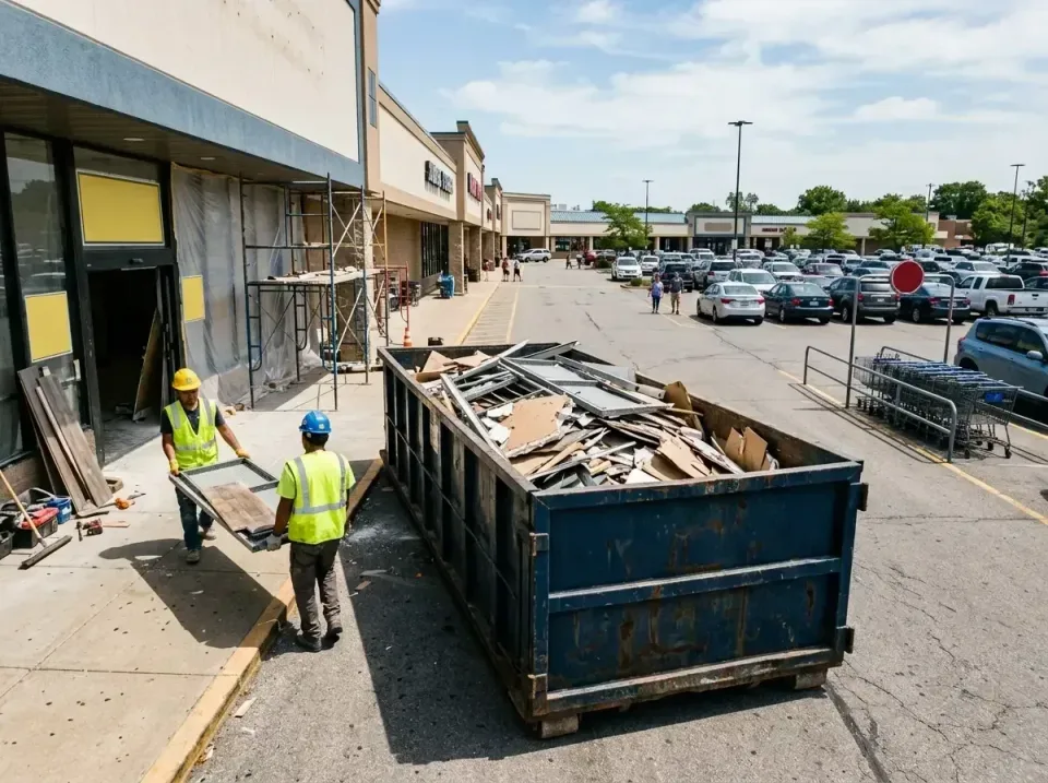 retail-store-renovation-debris-003 — frequently asked questions, Roll-off Dumpster Rentals in Prospect Park, PA